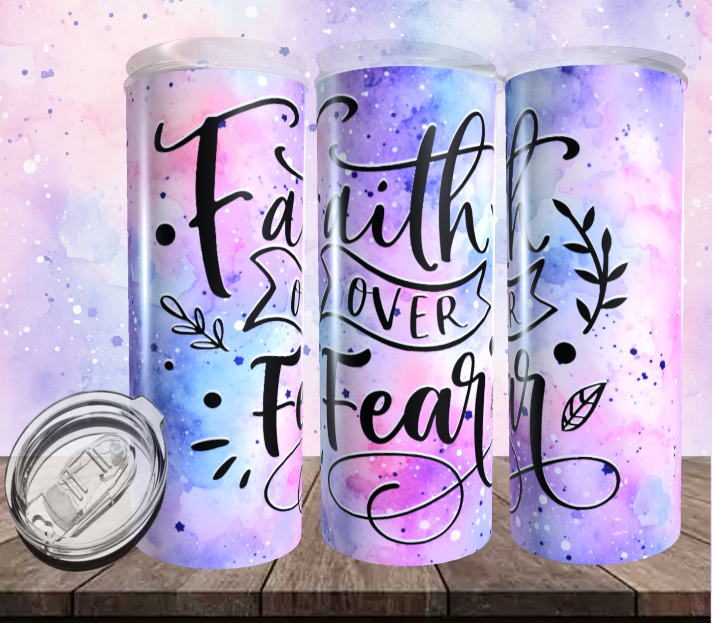 Faith Over Fear Tumbler