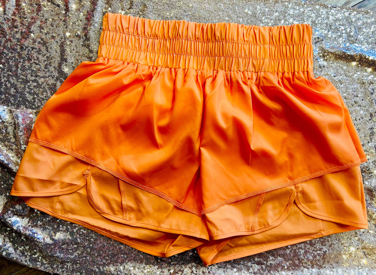 *SALE* RTS Orange School Spirit Shorts