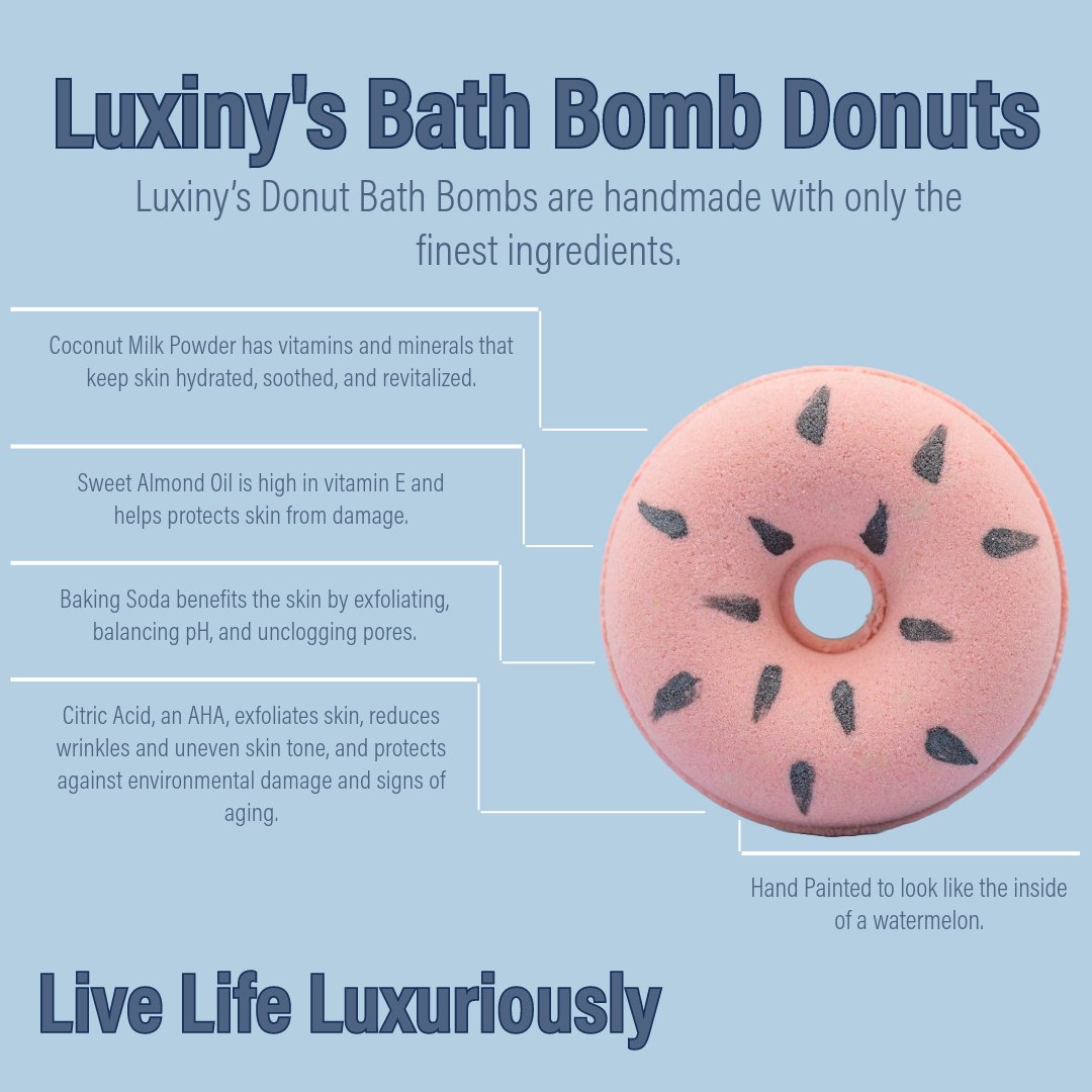 Bath Bomb | Watermelon Bath Bomb | Donut Bath Bombs