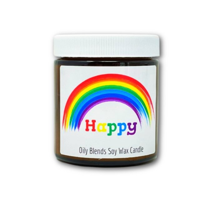 Pride Soy Wax Candles - Happy, Pride, Flags, Love is Love - Oily BlendsPride Soy Wax Candles - Happy, Pride, Flags, Love is Love