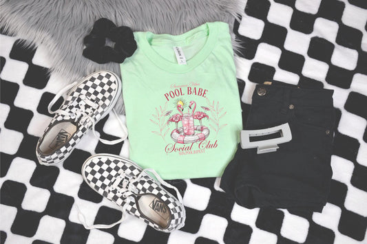 Pool Babe Social Club Graphic Tee