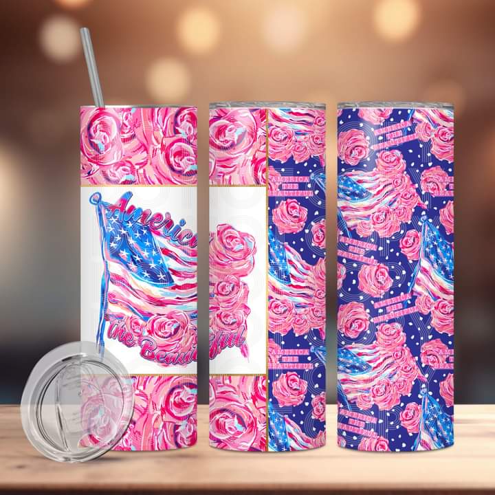 America the Beautiful Tumbler