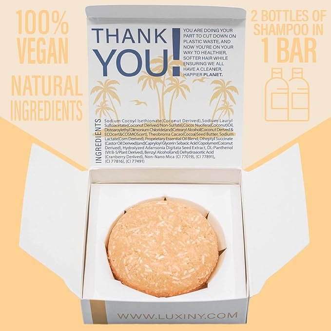Citrus Splash Shampoo Bar - Beach Bar